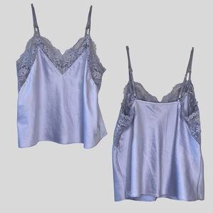 In Bloom Lavender Lace Satin Chemise